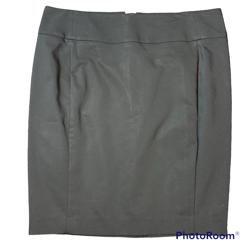 The Torie Skirt black midi skirt with zip back size 12